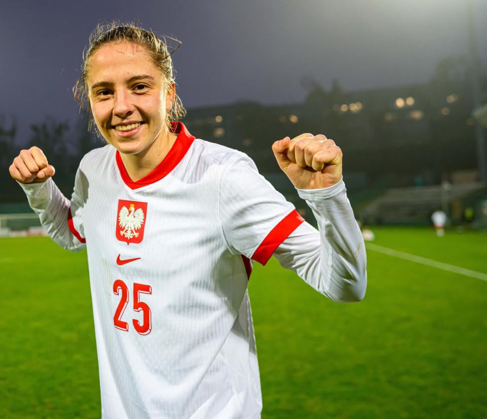 Patrycja Sarapata (Polska - Łotwa 3:0 kobiety, 02.12.2025)