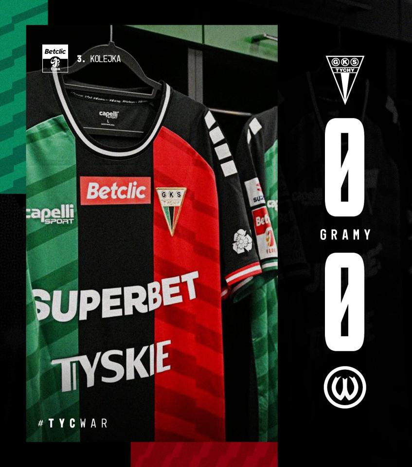 GKS Tychy - Warta Poznań 1:1, 02.08.2024