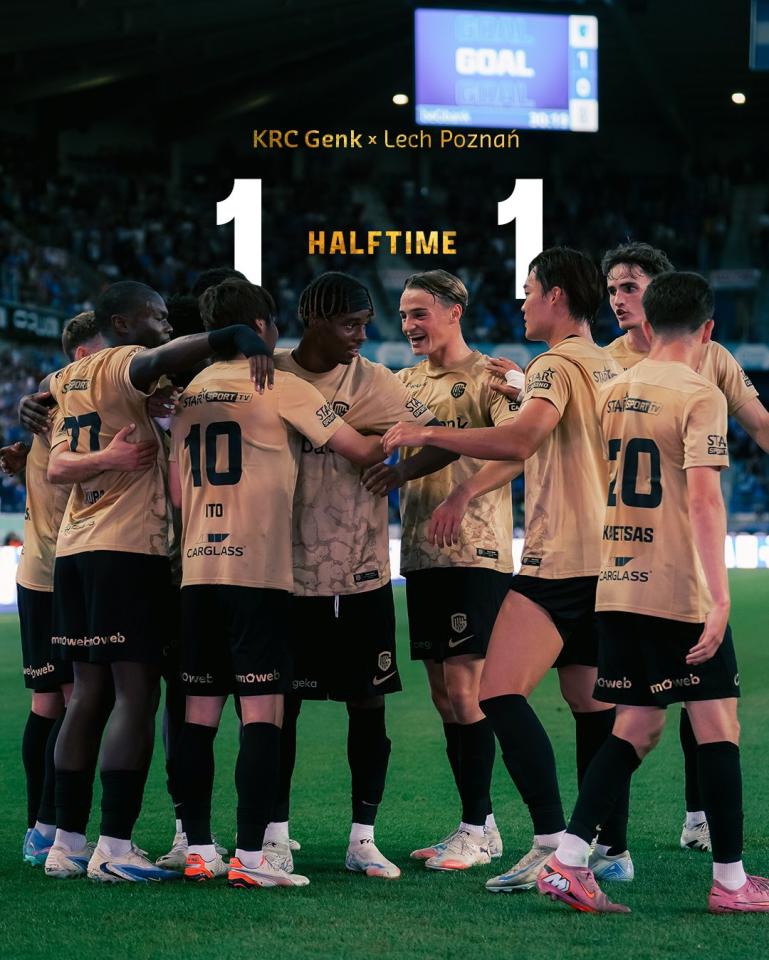 KRC Genk - Lech Poznań 1:2, 28.08.2025