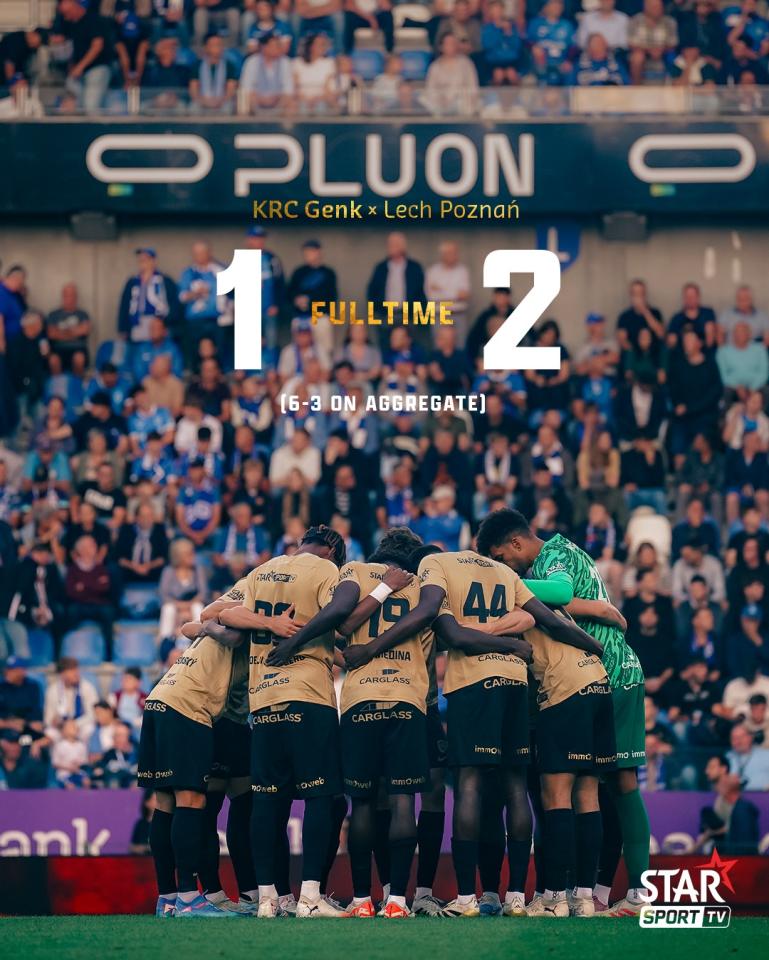 KRC Genk - Lech Poznań 1:2, 28.08.2025