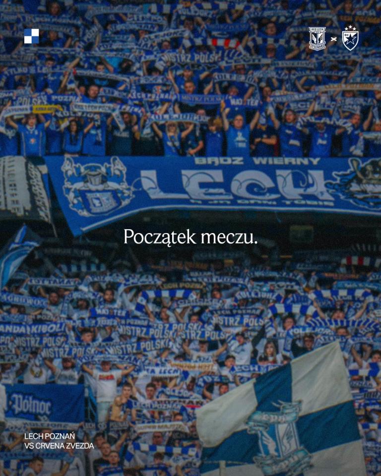 Lech Poznań - Crvena Zvezda Belgrad 1:3, 06.08.2025
