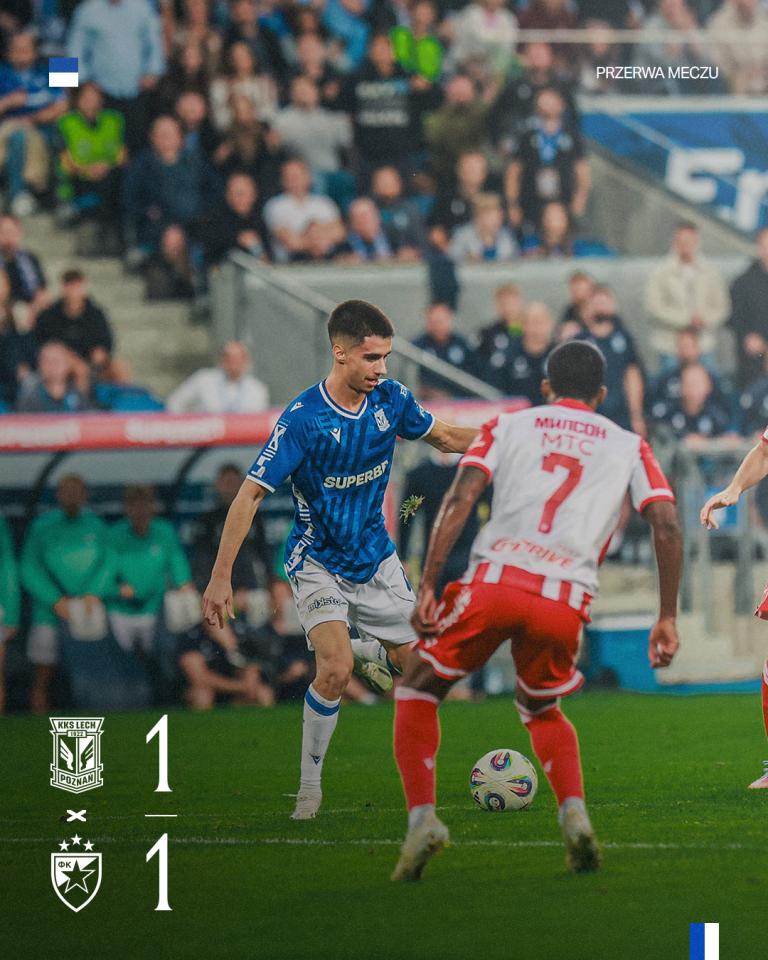 Lech Poznań - Crvena Zvezda Belgrad 1:3, 06.08.2025