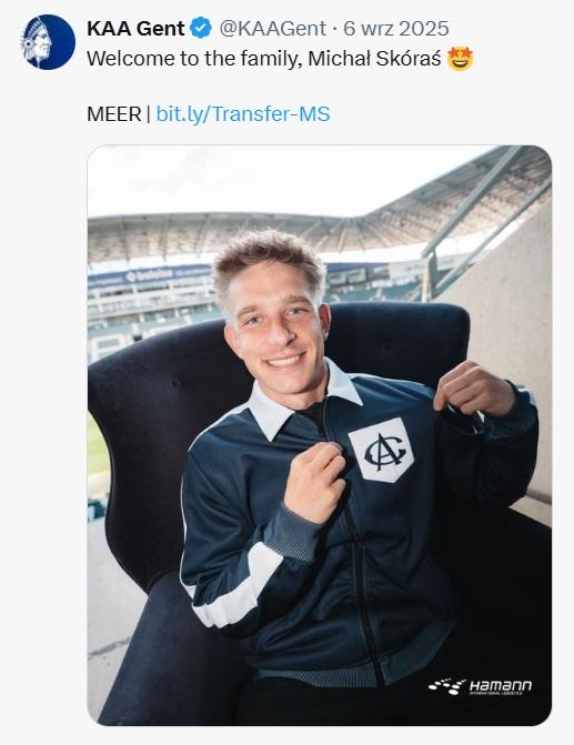 Michał Skóraś KAA Gent