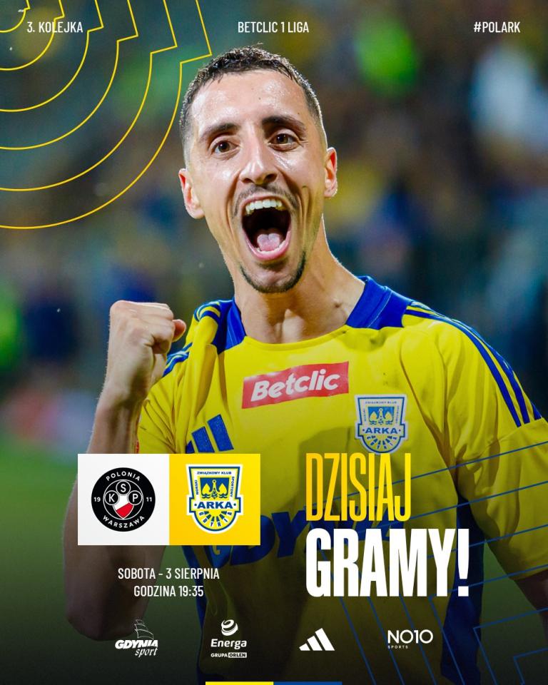 Polonia Warszawa - Arka Gdynia 0:3, 03.08.2024