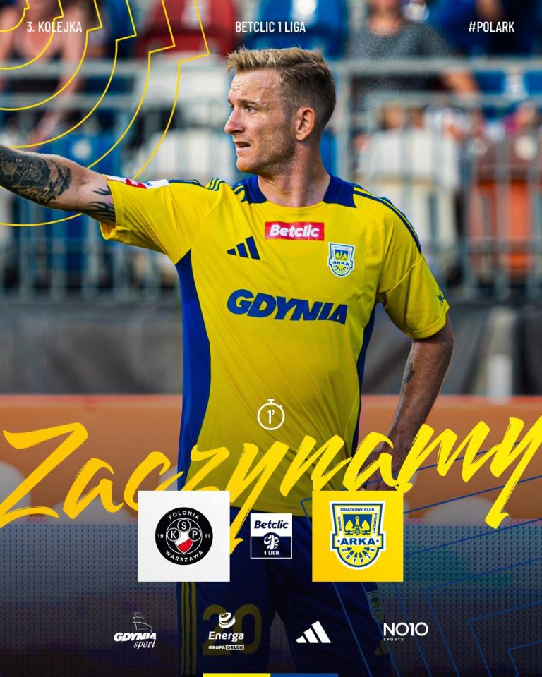 Polonia Warszawa - Arka Gdynia 0:3, 03.08.2024