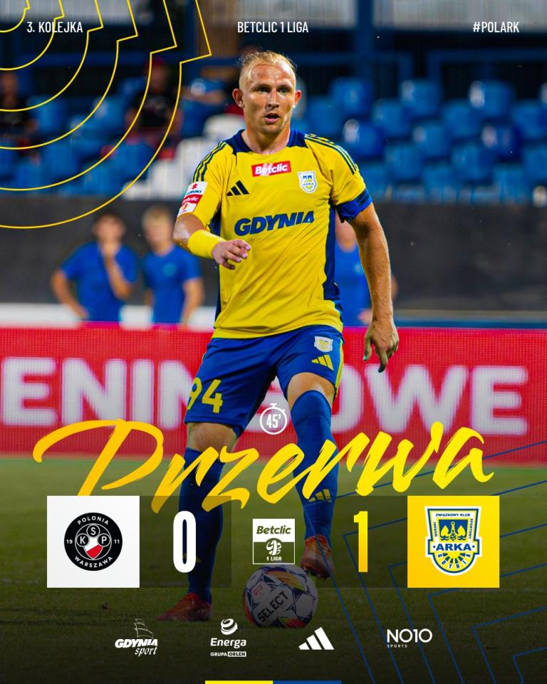 Polonia Warszawa - Arka Gdynia 0:3, 03.08.2024