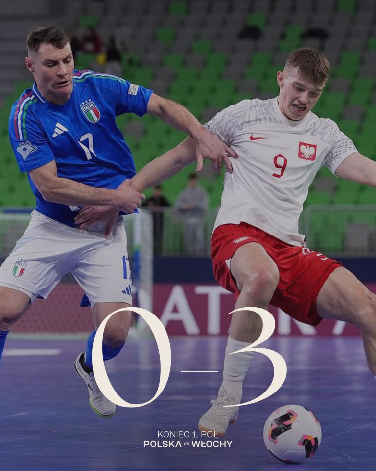 Polska - Włochy 0:4, 27.01.2026 futsal