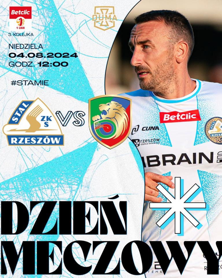 Stal Rzeszów - Miedź Legnica 1:0, 04.08.2024
