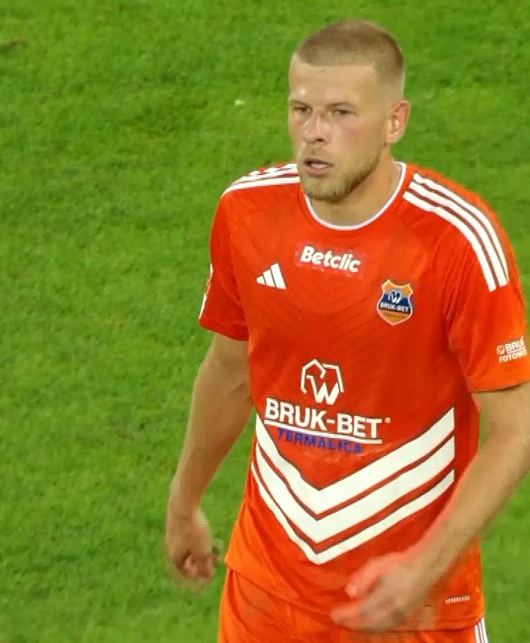 Damian Hilbrycht (GKS Tychy - Bruk-Bet Termalica Nieciecza 0:2, 24.08.2024)