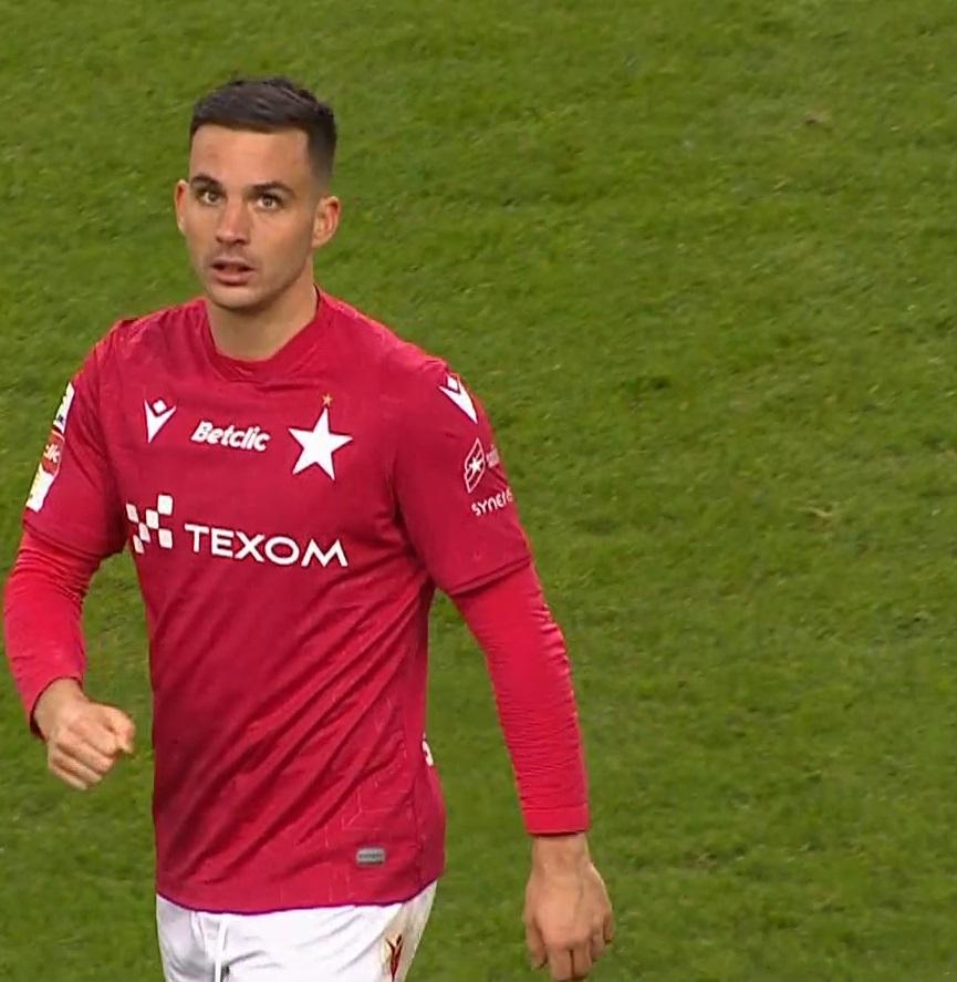 Ángel Rodado (Wisła Kraków - Miedź Legnica 1:1, 12.12.2024)