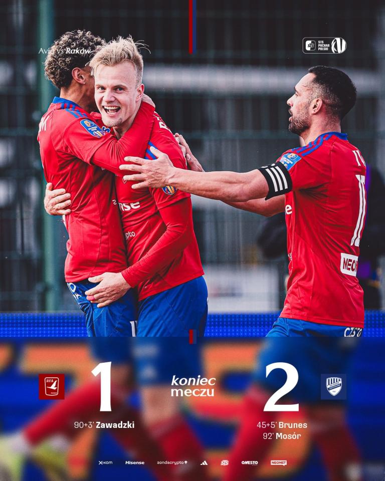 Avia Świdnik - Raków Częstochowa 1:2 pd., 05.03.2026