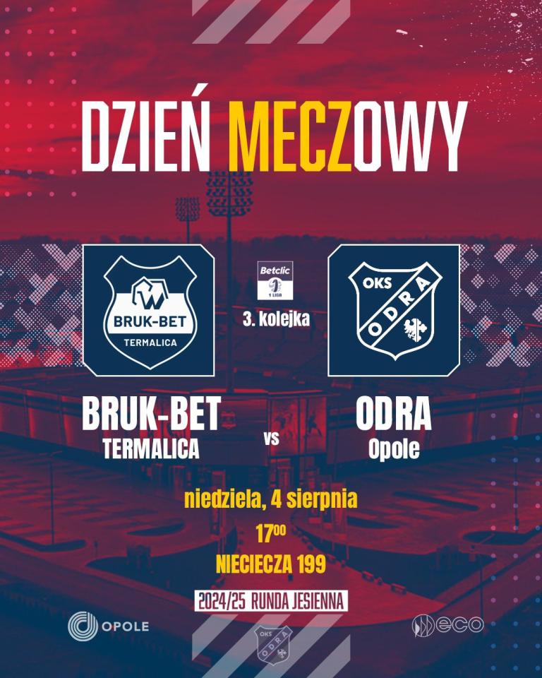 Bruk-Bet Termalica Nieciecza - Odra Opole 3:0, 04.08.2024