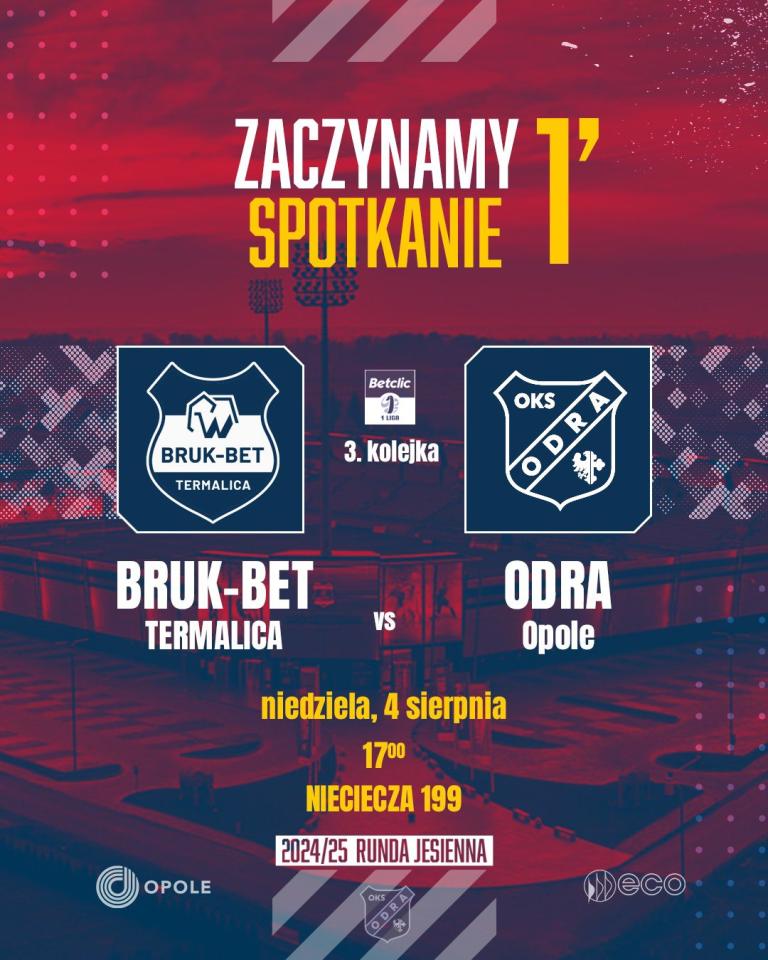 Bruk-Bet Termalica Nieciecza - Odra Opole 3:0, 04.08.2024