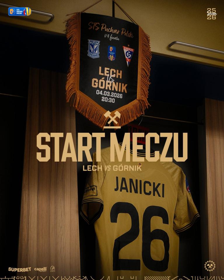 Lech Poznań - Górnik Zabrze 0:1, 04.03.2026