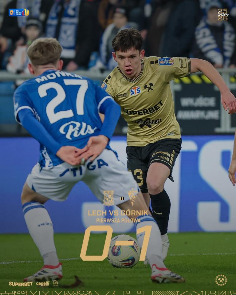 Lech Poznań - Górnik Zabrze 0:1, 04.03.2026