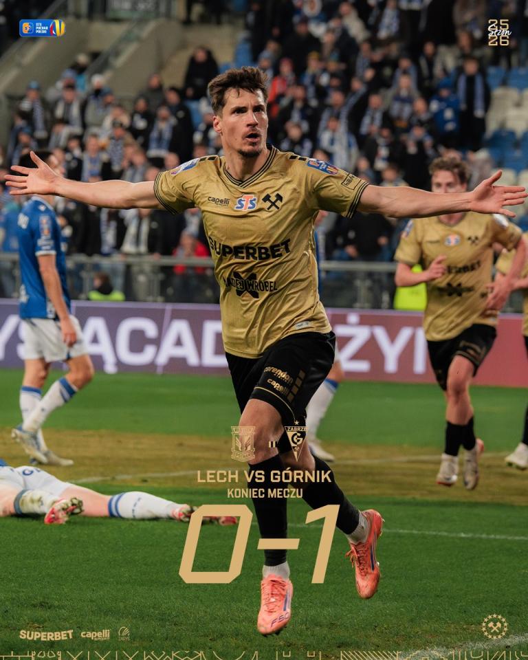 Lech Poznań - Górnik Zabrze 0:1, 04.03.2026