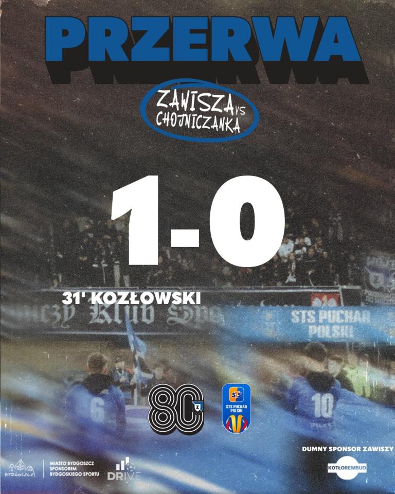 Zawisza Bydgoszcz - Chojniczanka Chojnice 1:1, k. 5-4, 04.03.2026