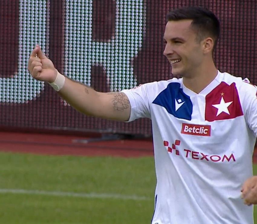 Znicz Pruszków - Wisła Kraków 2:1, 04.08.2024 Angel Rodado
