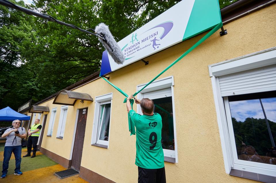 Stadion w Chełmnie Grzegorz Mielcarski