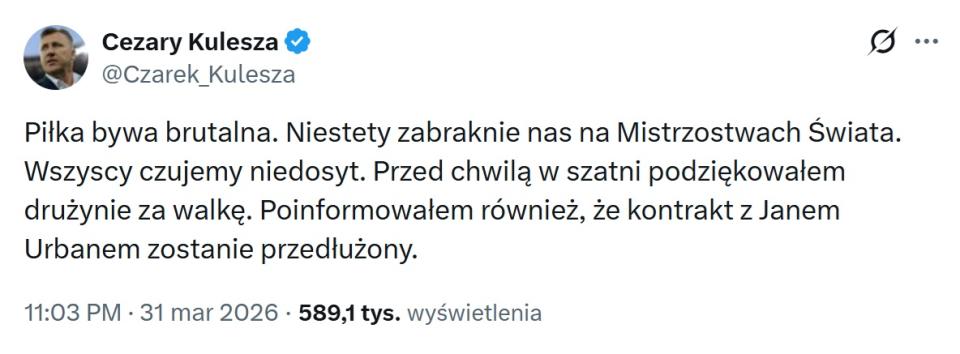 Szwecja - Polska 3:2, 31.03.2026