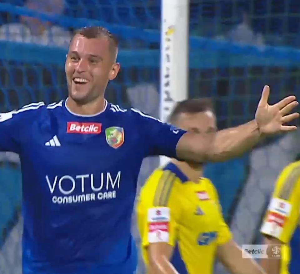 Mateusz Grudziński (Miedź Legnica - Arka Gdynia 1:2, 30.08.2024)