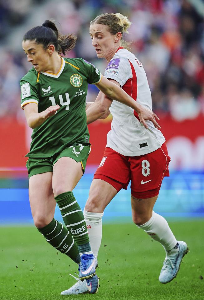 Marissa Sheva (do meczu Irlandia - Polska 1:0 kobiety, 18.04.2026)