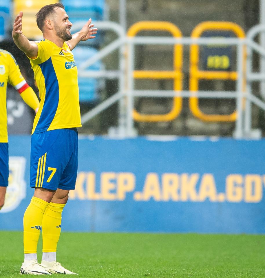 Arka Gdynia - Kotwica Kołobrzeg 5:0, 15.09.2024 Szymon Sobczak