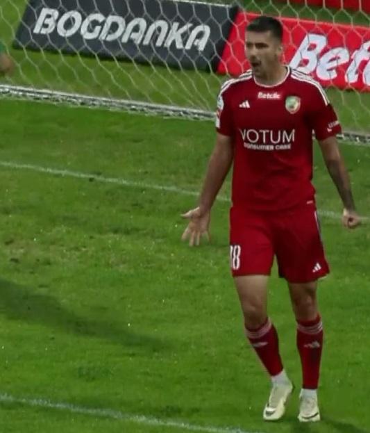 Górnik Łęczna - Miedź Legnica 1:2, 15.09.2024 Karol Antonik