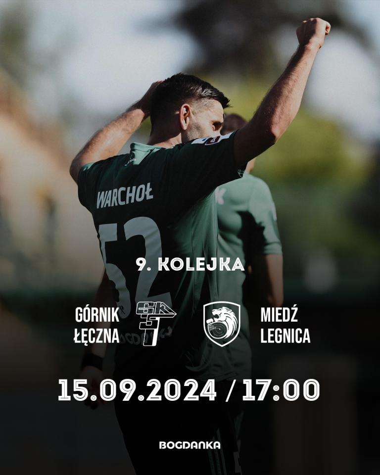 Górnik Łęczna - Miedź Legnica 1:2, 15.09.2024