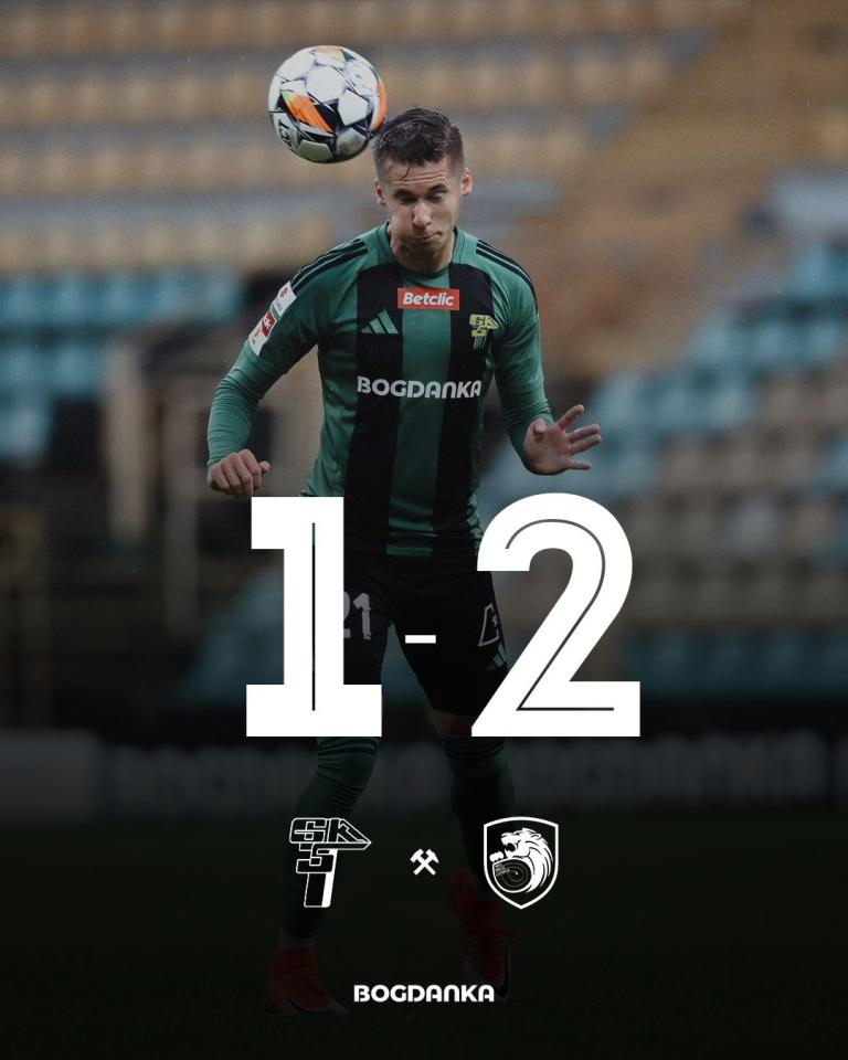 Górnik Łęczna - Miedź Legnica 1:2, 15.09.2024