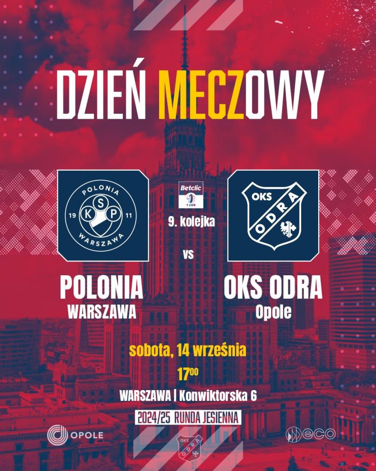 Polonia Warszawa - Odra Opola 3:0, 14.09.2024