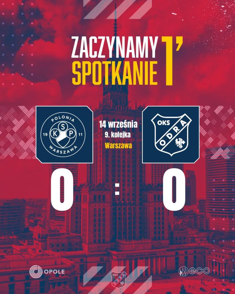 Polonia Warszawa - Odra Opola 3:0, 14.09.2024