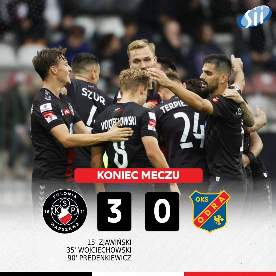 Polonia Warszawa - Odra Opola 3:0, 14.09.2024