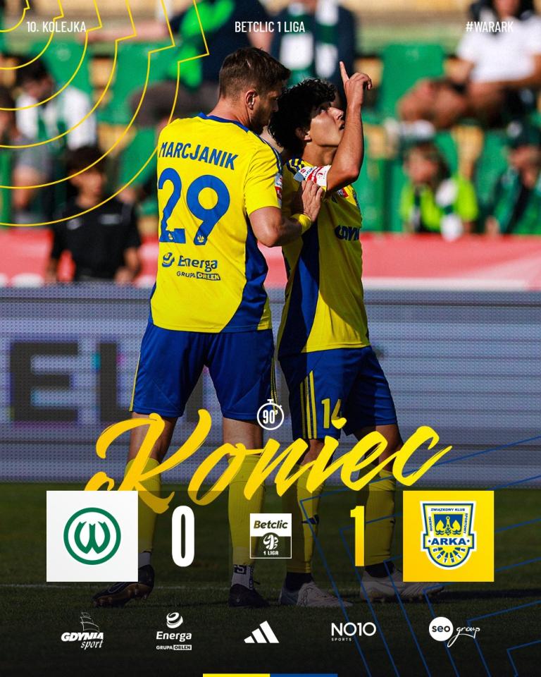 Warta Poznań - Arka Gdynia 0:1, 21.09.2024