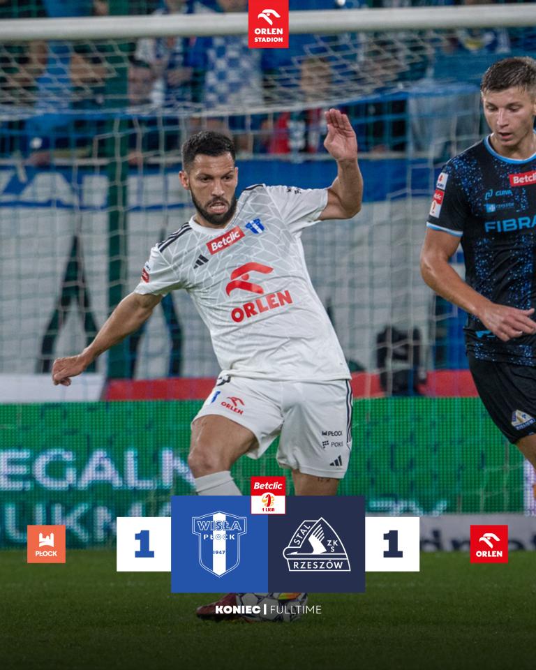 Wisła Płock - Stal Rzeszów 1:1, 20.09.2024