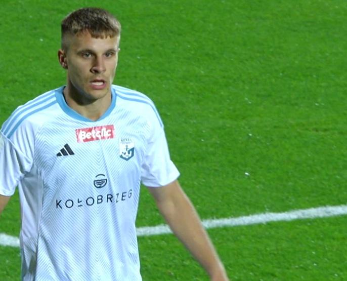 Kotwica Kołobrzeg - Górnik Łęczna 1:1, 21.09.2024 Michał Kozajda