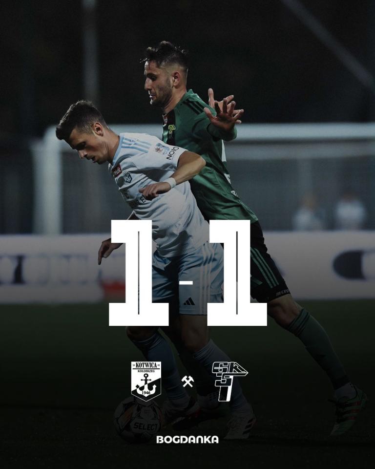Kotwica Kołobrzeg - Górnik Łęczna 1:1, 21.09.2024