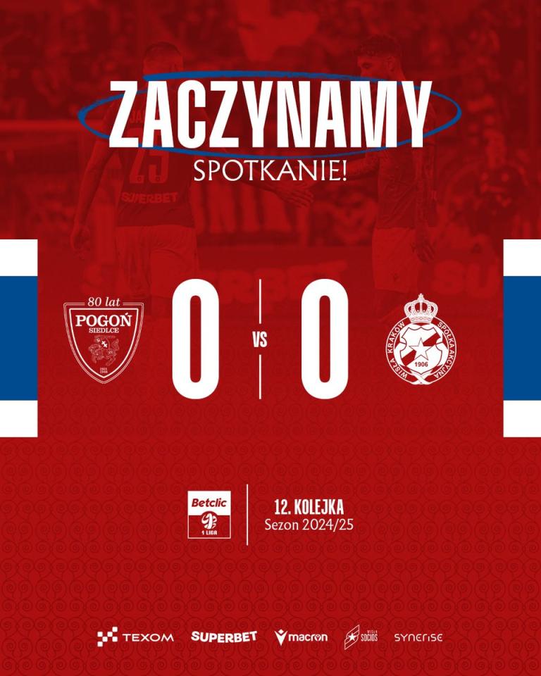 Pogoń Siedlce - Wisła Kraków 1:3, 05.10.2024