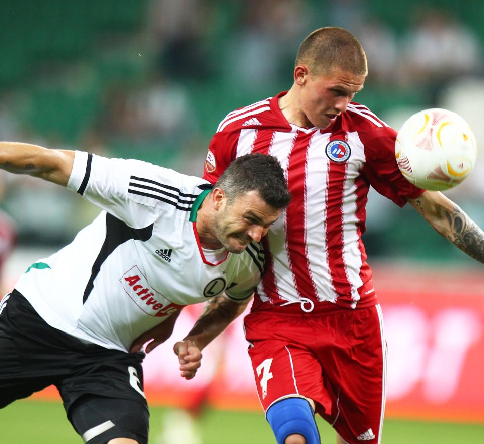 Vladimirs Kamešs (Legia Warszawa - Metalurgs Lipawa 5:1, 26.07.2012)