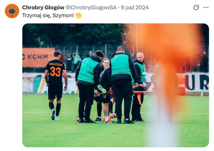 Chrobry Głogów - Górnik Łęczna 1:1, 06.10.2024