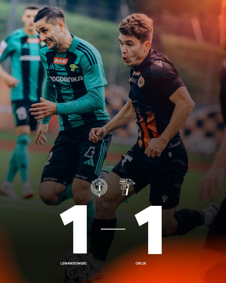 Chrobry Głogów - Górnik Łęczna 1:1, 06.10.2024