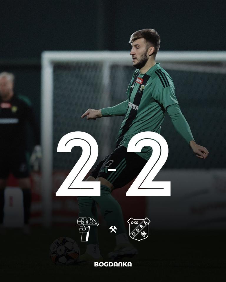 Górnik Łęczna - Odra Opole 2:2, 18.10.2024