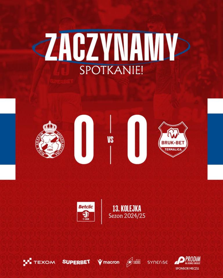 Wisła Kraków - Bruk-Bet Termalica Nieciecza 2:0, 18.10.2024