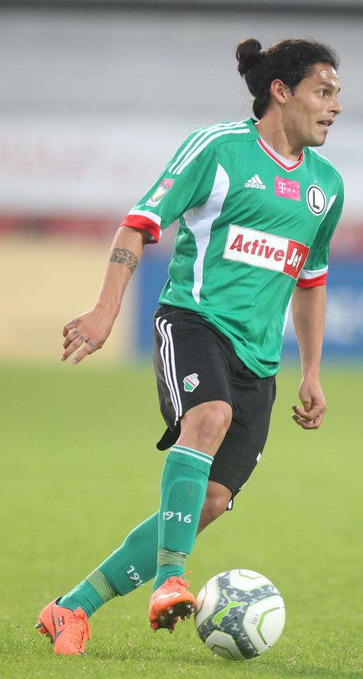Jorge Salinas (Rosenborg Trondheim - Legia Warszawa 2:1, 30.08.2012)