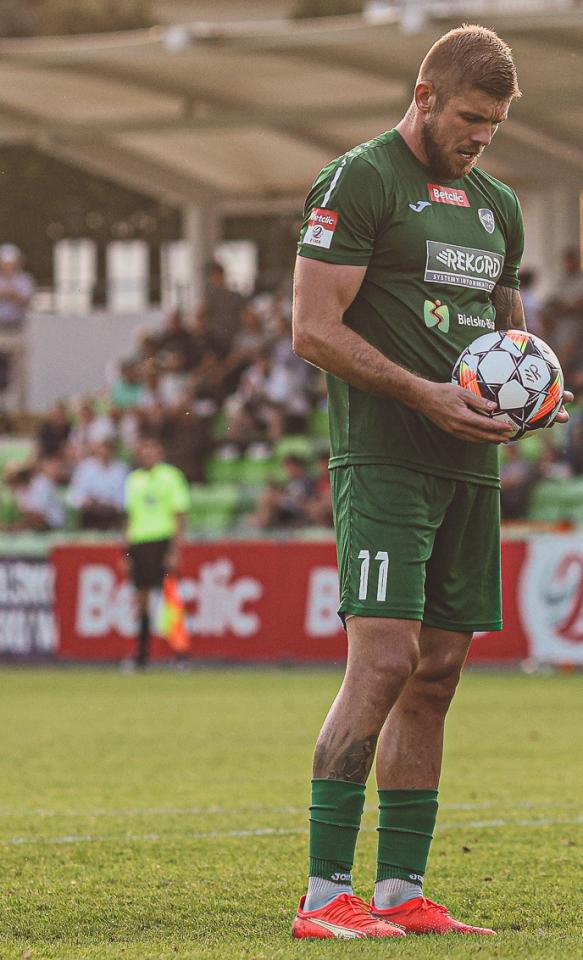 Sandecja Nowy Sącz - Rekord Bielsko-Biała 3:0, 05.08.2026 Daniel Świderski