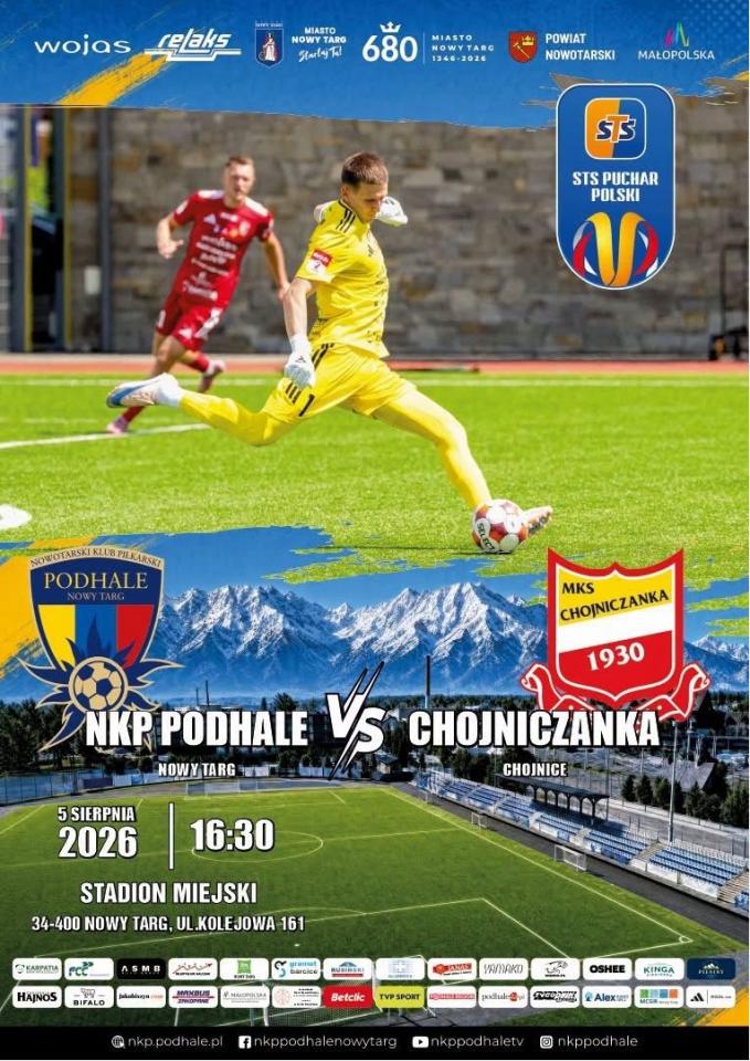 Podhale Nowy Targ - Chojniczanka Chojnice 2:0, 05.08.2026