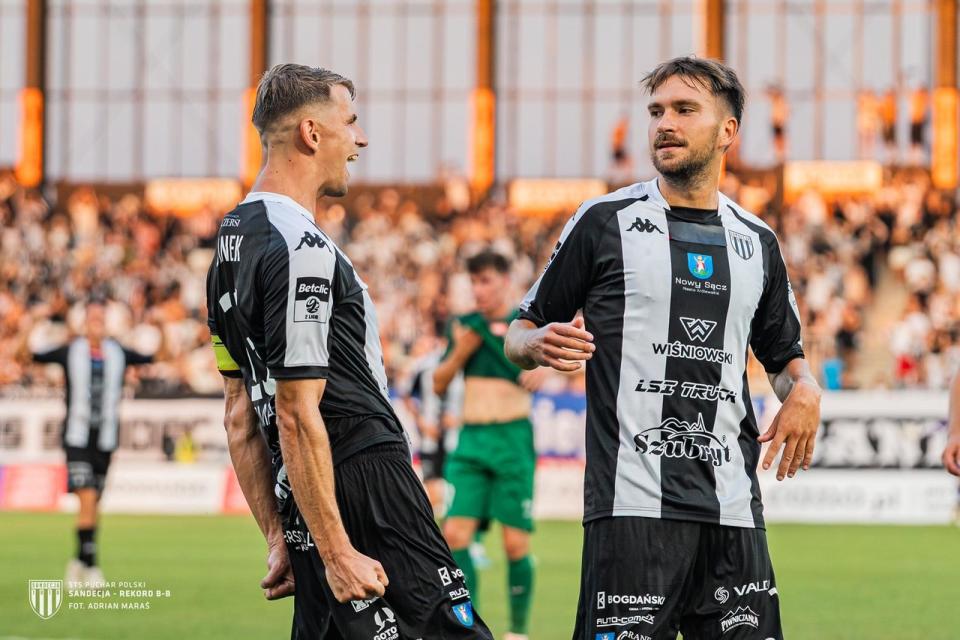 Sandecja Nowy Sącz - Rekord Bielsko-Biała 3:0, 05.08.2026 Adrian Danek