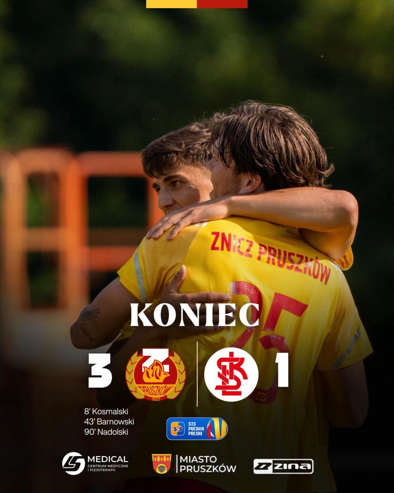 Znicz Pruszków - ŁKS II Łódź 3:1, 05.08.2026