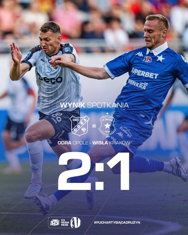 Odra Opole - Wisła Kraków 2:1, 01.09.2026