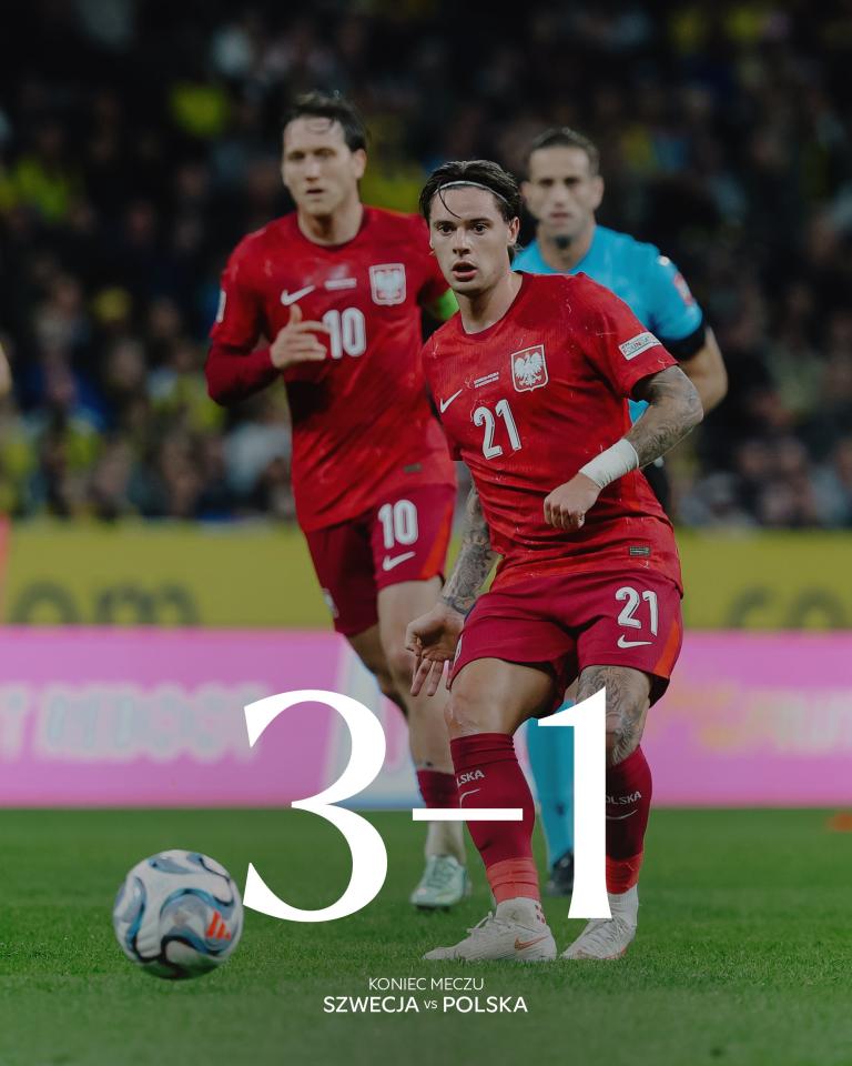 Szwecja - Polska 3:1, 28.09.2026
